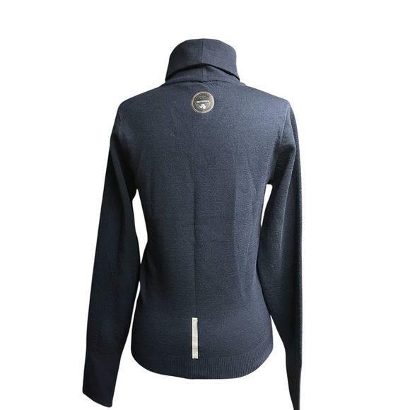 Napapijri Navy Blue Turtleneck Long Sleeve Size XS - Picture 6 of 12